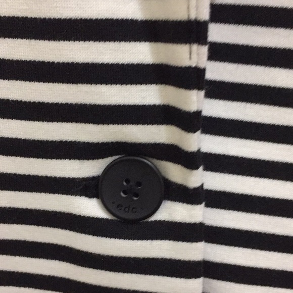 edc striped blazer (sz m) - Picture 4 of 9